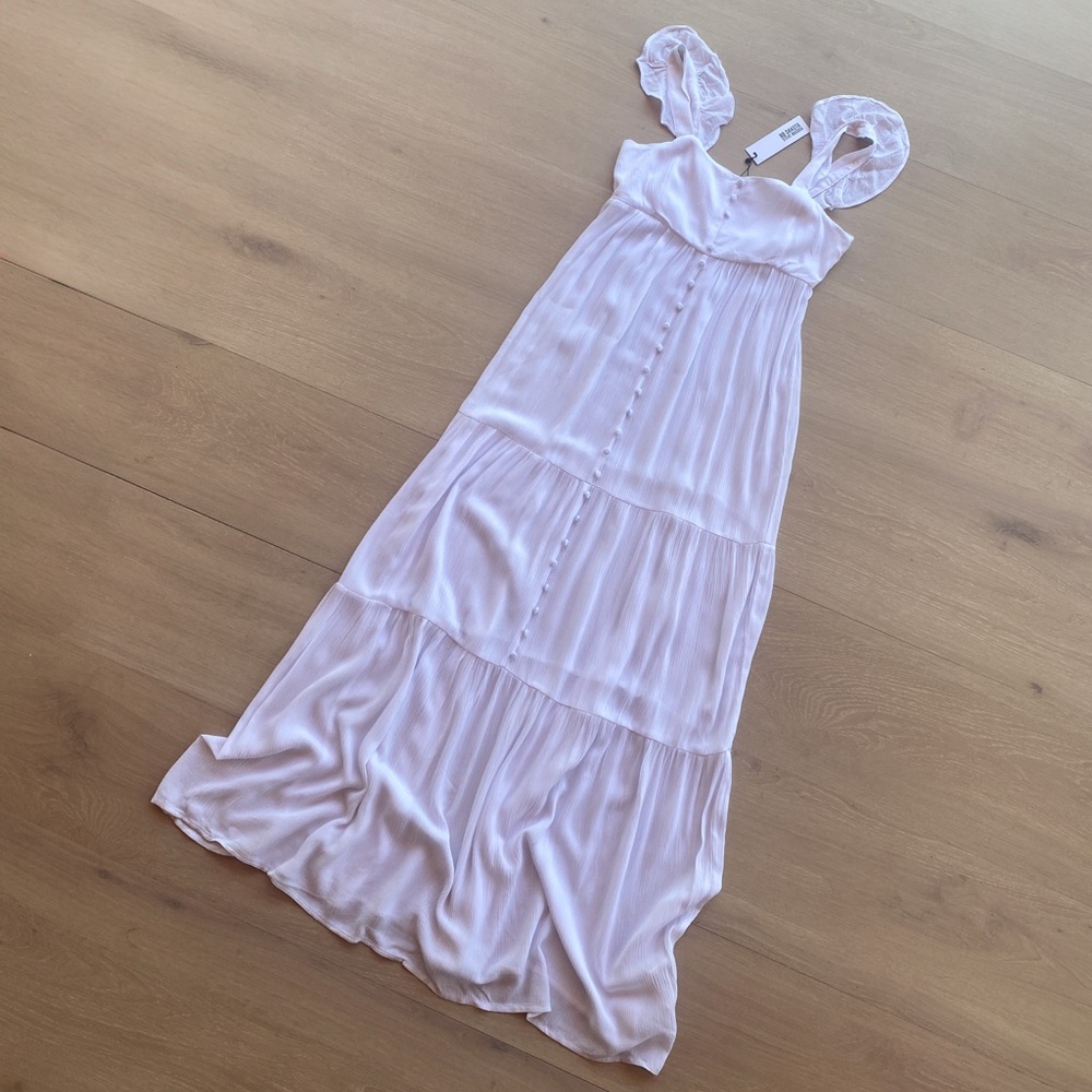 NWT BB Dakota x Steve Madden Ready or Yacht Maxi Dress Optic White XS